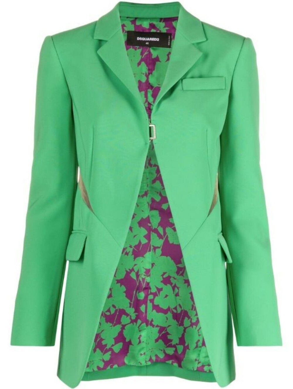 DSQUARED2 cut-out open-front blazer Size 40 NWT